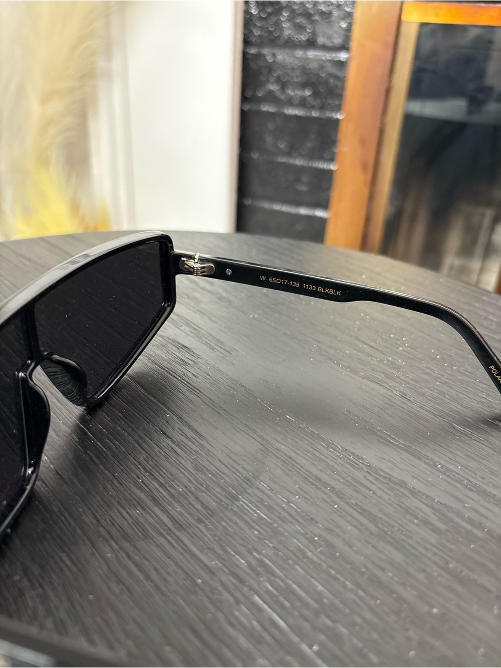 NOVA WMP Aviator Black Shield Sunglasses - Picture 4 of 6